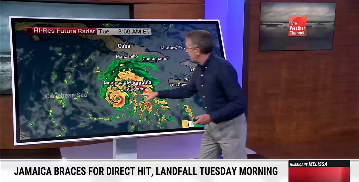 Hurricane Melissa still has winds of 175 mph as it continues to barrel toward Jamaica. Dr. Rick Knabb has the latest on the storm bringing life-threatening winds, storm surge and rainfall to the island.
