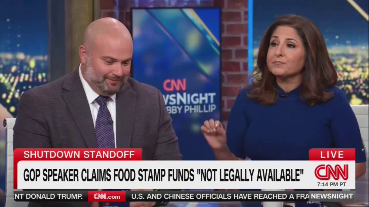 Tanden: The difference between this cr and every other past cr is this president goes behind the back to just cut whatever he wants. So the truth is, you can't even make a deal. Fields: Schumer voted for this cr Tanden: And afterwards, Russ Vought just cut willy nilly. So for the dignity of the senate and for the house, they actually have to come to an agreement on funding the government, which means Russ Vought doesn't just get to do whatever he wants.