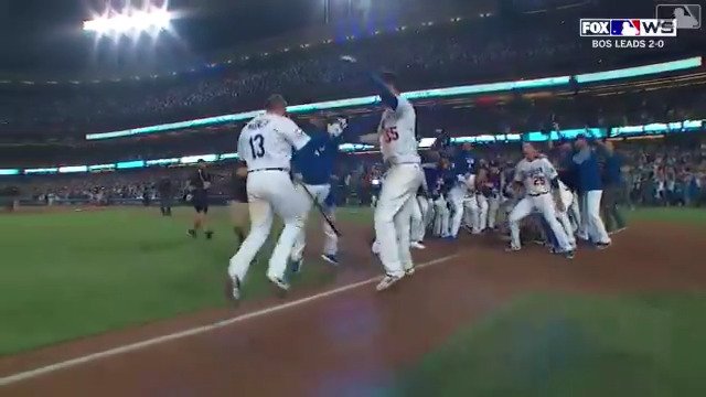 This the second World Series game in history to last more than 14 innings Dodgers and Red Sox set the record at 18 innings in 2018 when Los Angeles beat Boston 3-2 on a Max Muncy walk-off home run. That Game 3 was LA's only win of the series
