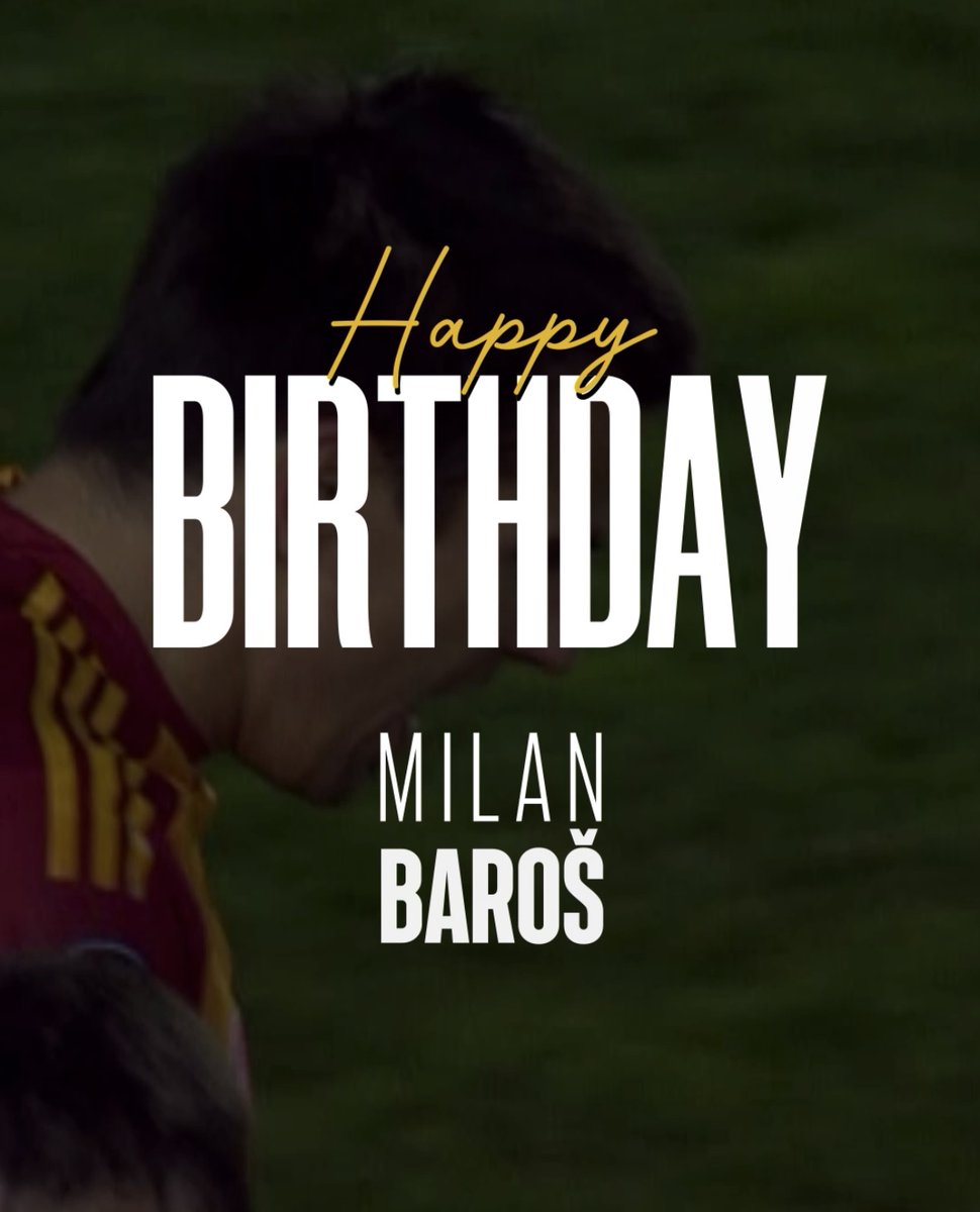 Bugün unutulmaz oyuncularımızdan Milan Baroš’un doğum günü 🎂 Nice mutlu yıllara Baroš! 💛❤️