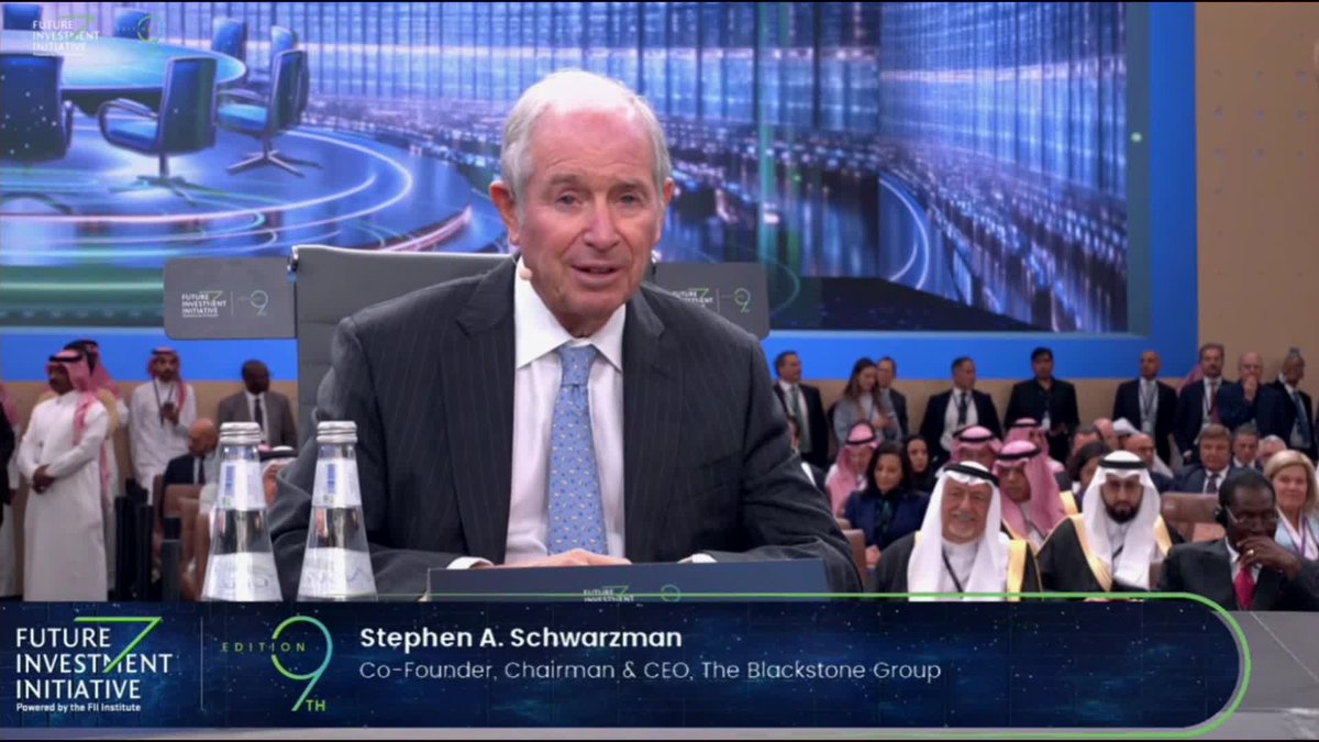 "It's going to be a very positive outcome between the two countries" Blackstone CEO Stephen Shwarzman weighs in on this week's meeting between Donald Trump and Xi Jinping More from the FII event in Saudi Arabia: