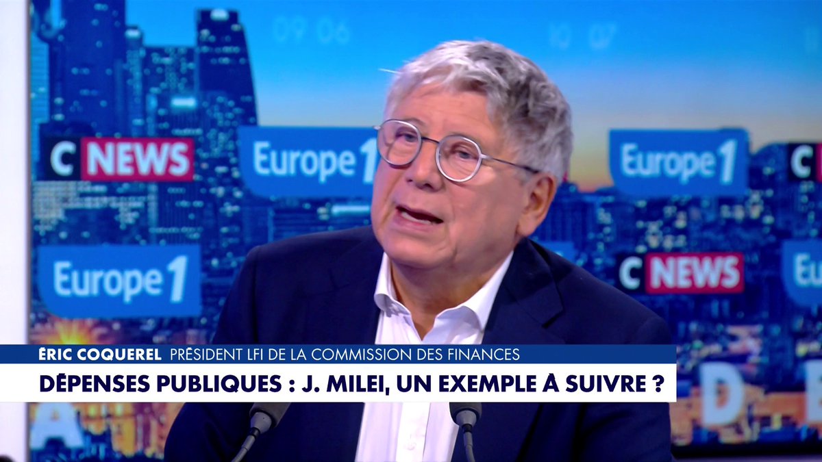 «Au vu de la situation économique, je continue de penser que M. Milei va dégager», estime Éric Coquerel, dans #LaGrandeInterview