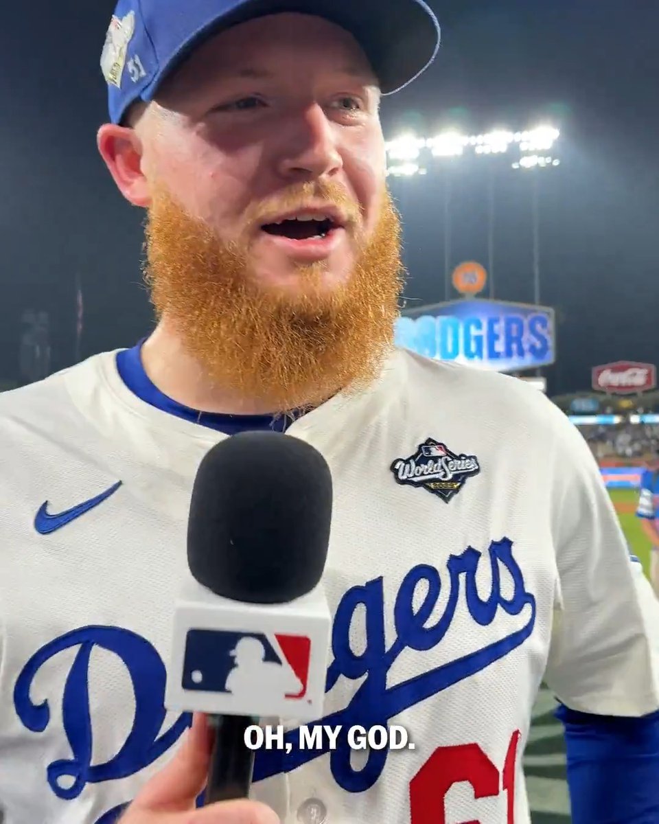 "I did not know it was midnight." Will Klein reacts after the Dodgers 18-inning win! #WorldSeries