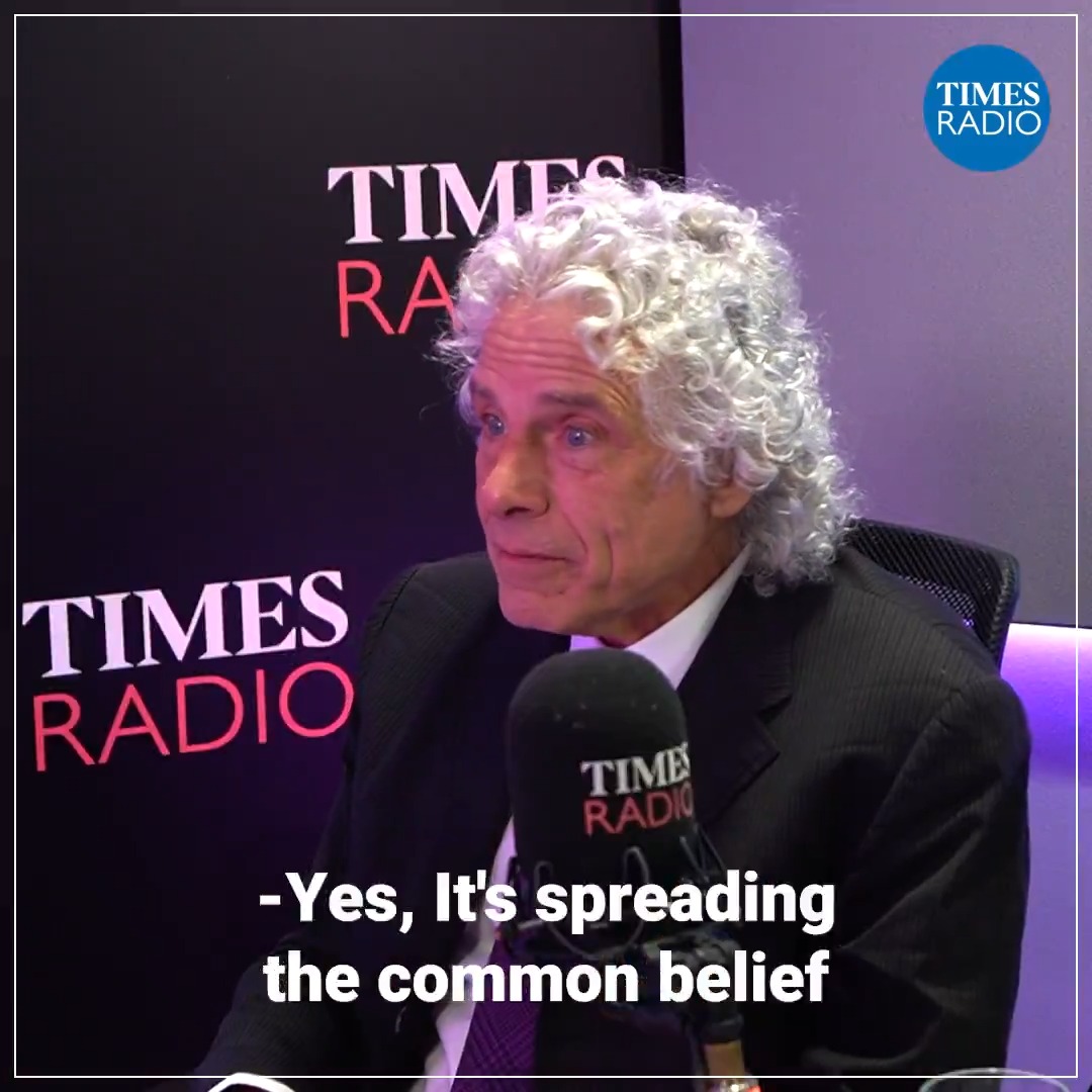 “What the Trump administration is trolling…spreading so much nonsense, some things that are true, some things that are false.” Trump's America has led to the public just accepting whatever the “political leader says”, Havard's @SAPinker tells @AdamBoultonTABB on #TimesRadio