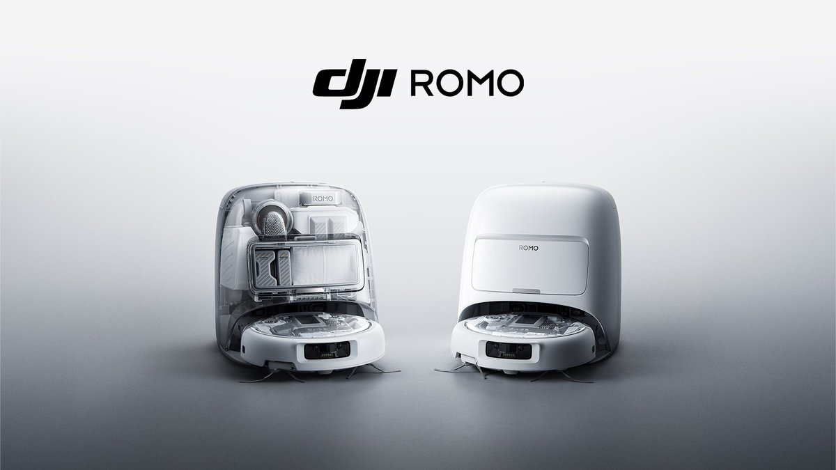 Meet DJI ROMO Series - Make a Clean Sweep Introducing DJI ROMO Series, Flagship Robot Vacuum With Advanced Sensing DJI ROMO Series will instantly elevate your home. It combines cutting-edge perception and electromechanical technology inspired by flagship drones. With advanced sensors and smart algorithms, ROMO delivers deep, thorough cleaning on both hard surface floors and carpets, leaving no spot neglected. Additionally, its intelligent self-cleaning system takes care of maintenance automatically, freeing you to enjoy a clean home with minimal effort. Learn more: Buy now: #vacuumcleaner #robotvacuum #DJIROMO #DJIROMOP #DJIROMOS #DJIROMOA #smarthome