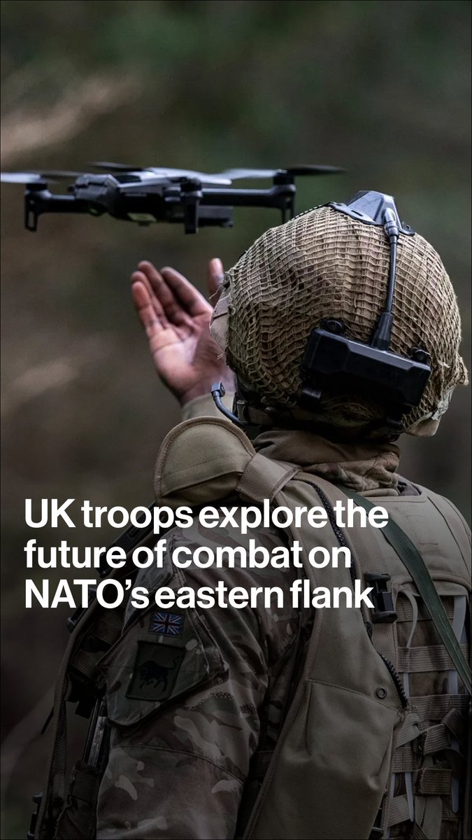 The British military is testing new battlefield technology in the face of rising aggression from Moscow and Trump’s call for NATO to increase defense spending Ellen Milligan joined the troops in an exercise 300 miles from the Russian border