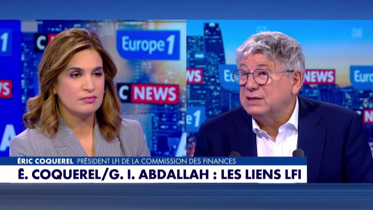 "Je ne fais pas un point d'égalité avec le Bataclan, entre ce qu'à mené comme lutte Georges Ibrahim Abdallah et ce qu'aujourd'hui, on appel communément, des terroristes" déclare Eric Coquerel #LaGrandeITW #Europe1