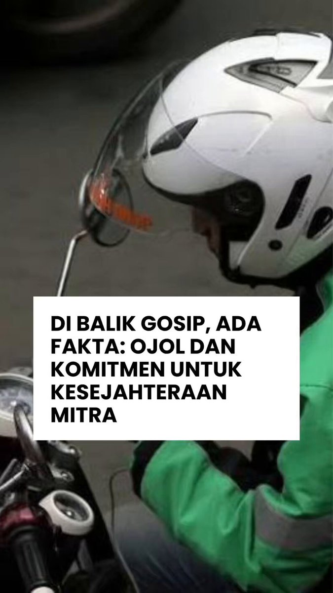 Sebelum percaya gosip, cek dulu datanya. Dana kesejahteraan ojol nggak dikorupsi, tapi dipakai buat asuransi, pelatihan, dan santunan buat para driver. Gosip bikin panas, tapi data yang bikin jelas. #gosipojol #Ojol Gojek Indonesia Grab Indonesia inDrive Maxim