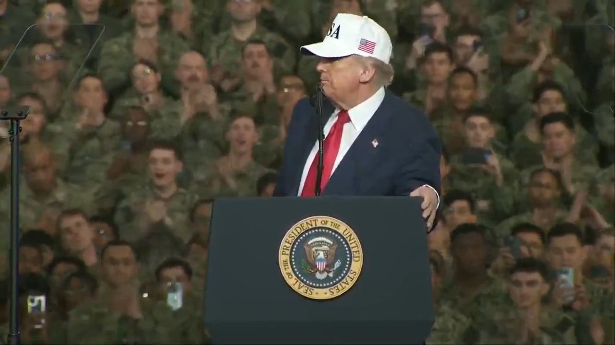 WATCH IN FULL: President Donald J. Trump delivers remarks aboard the USS George Washington at Yokosuka Naval Base in Japan