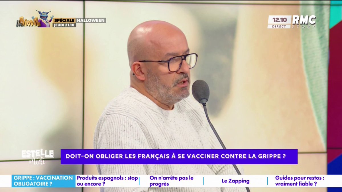 💉 Doit-on obliger les Français à se vacciner contre la grippe ? 🎙️ Benjamin Amar : "Je suis un fervent défenseur de la vaccination ! Il y a une défiance dans ce pays sur la vaccination qui m'effraie ! J'ai des gens dans mon entourage pour qui c'est répulsif..." #EstelleMidi