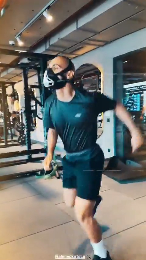 💪🏻 Ahmed Kutucu, izin gününde bireysel çalıştı.