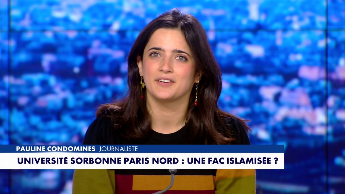 «Une étudiante sur trois porte le voile» à la Sorbonne Paris Nord, selon la journaliste Pauline Condomines, dans #180MinutesInfo