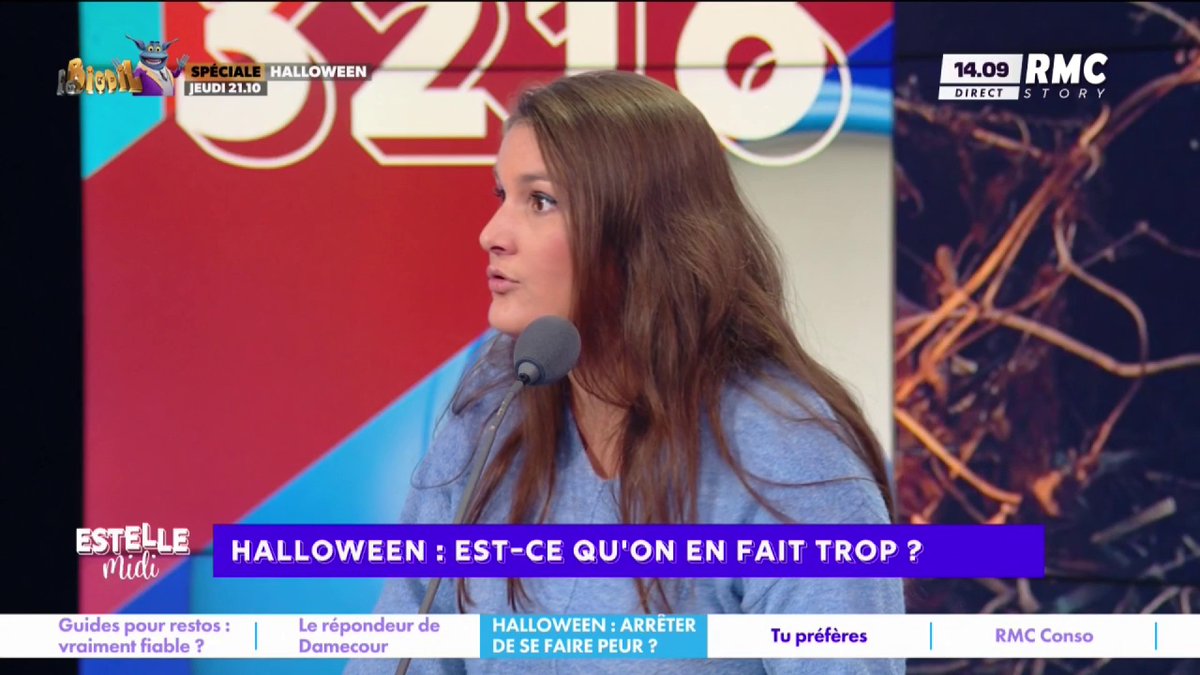 👻 Halloween : est-ce qu’on en fait trop ? 🎙️ Juliette Briens : "Je ne sais pas, je ne trouve pas ça très intelligent... Une fête glauque avec des décorations de maison avec des cadavres en décomposition... Je ne comprends pas le principe de cette fête !" #EstelleMidi