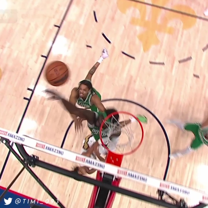 Shout-out to Neemias Queta ☘️ Worked really hard last night and finished with 6 points, 11 rebounds (7 offensive) and 4 blocks in just 22 minutes against the Pelicans: