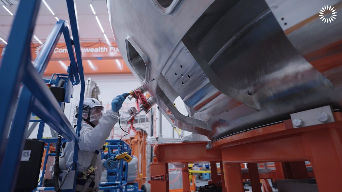 Big update: Half of our vacuum vessel, the very heart of our SPARC fusion machine, has landed in Devens, Massachusetts. The vacuum vessel is the donut-shaped chamber inside SPARC that'll house our fusion fuel — a superhot cloud of charged particles called a plasma. The delivery of this key component means that our energy plans are literally starting to take shape. And it shows a big change inside tokamak hall as the once-quiet room begins to bustle with activity. #PowerMoves #FusionEnergy