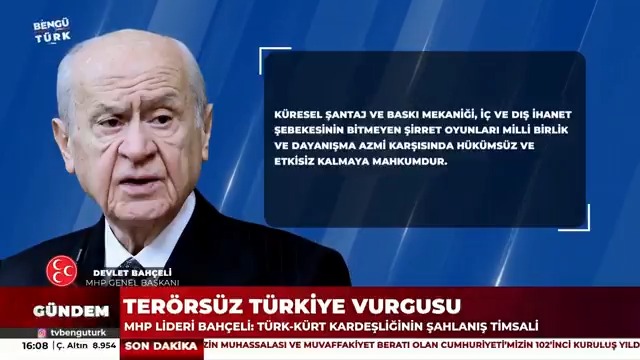 Aziz Atatürk’ün ”en büyük eserim” dediği Türkiye Cumhuriyeti devleti elbette payidar olacaktır.