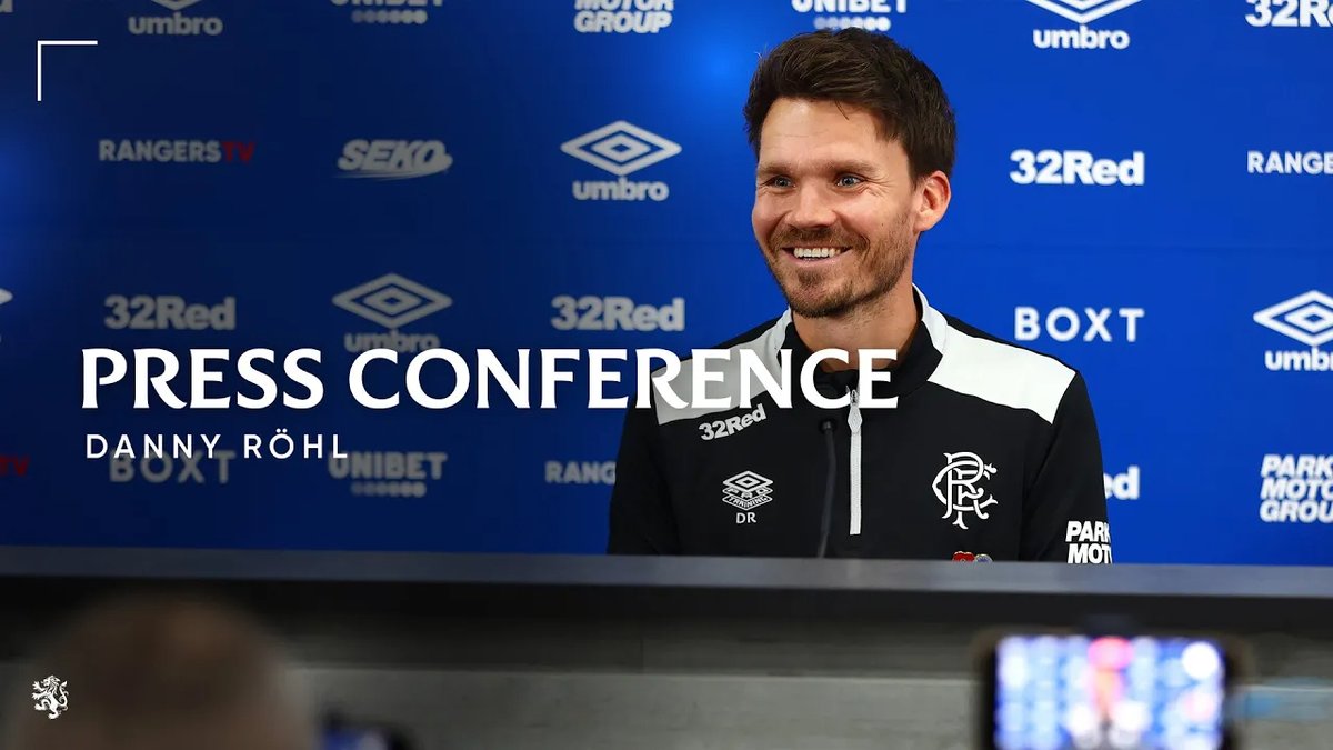 🎙️ Danny Röhl spoke to the media ahead of tomorrow's game against Hibernian at Easter Road.