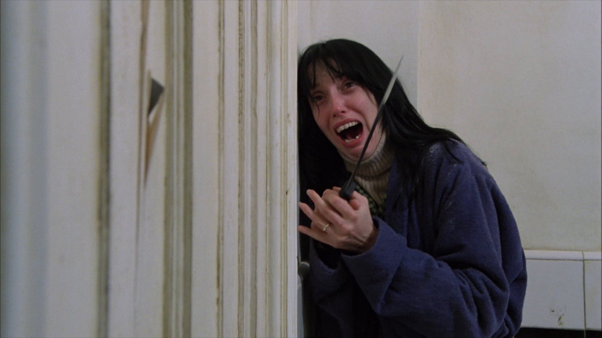 The laugh that will send chills down your spine... Experience The Shining in IMAX for the first time December 12.
