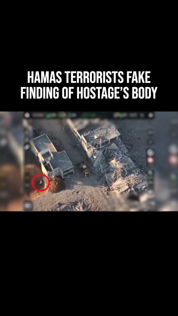 Yesterday, Hamas terrorists dragged a hostage's body out of hiding, buried it, and then pretended to find it. If that wasn't bad enough, when the body was brought back to Israel, it didn't even belong to one of the 13 remaining hostages. Hamas wants the world to think it is making great efforts to find and return the remaining 13 hostages. In reality, Hamas knows exactly where they are, but it doesn't want to give them back.