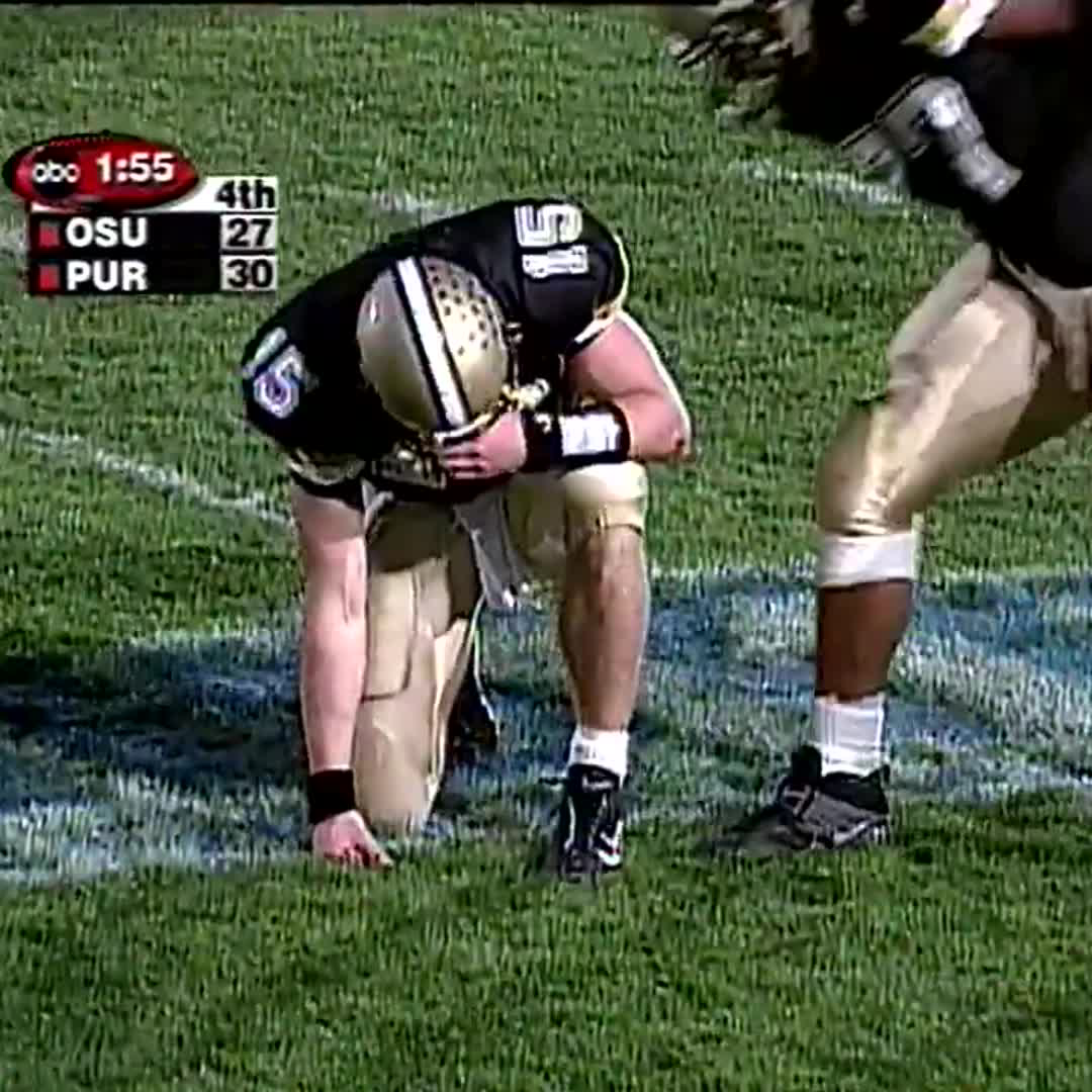 ๐๐ค๐ก๐ฎ ๐๐ค๐ก๐๐๐คโผ๏ธ #OTD 2๏ธโฃ5๏ธโฃ years ago, Drew Brees' three 4Q TD passes helped No. 16 Purdue Football rally past No. 12 Ohio State.