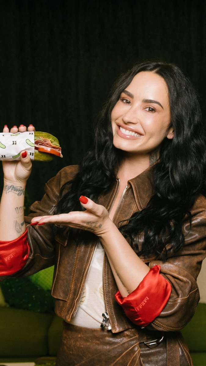 Demi Lovato stars in Jimmy John’s Picklewich comeback campaign.