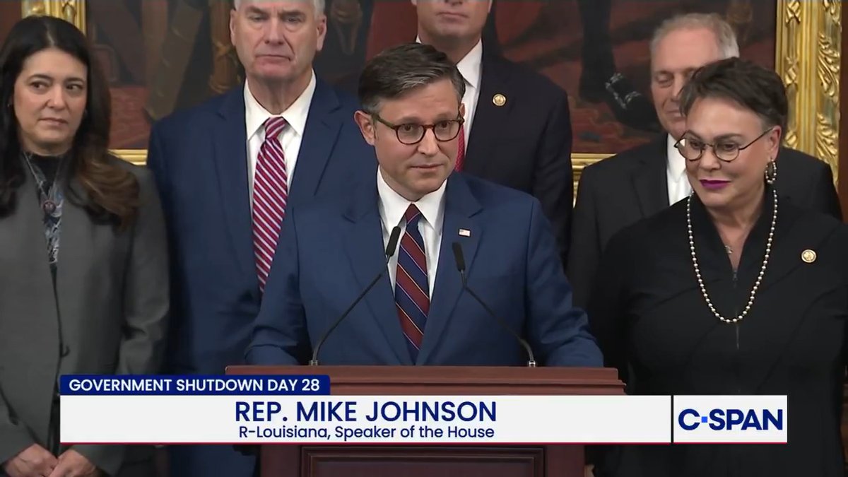 Mike Johnson on Trump running for a third term: “I think the president knows - and he and I have talked about - the constrictions of the Constitution...I don't see the path for that."