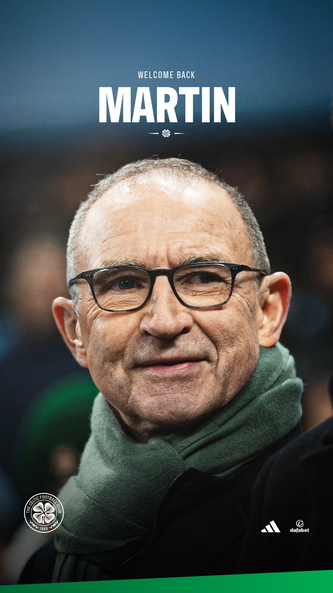 📖 Here's to the next chapter… Welcome back, Martin. #CelticFC🍀