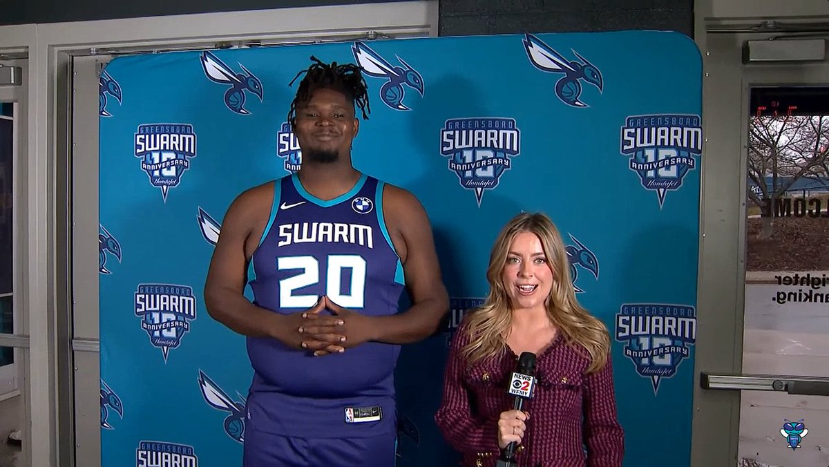DJ Burns is signing with The Greensboro Swarm 🔥 (🎥 r/CharlotteHornets )