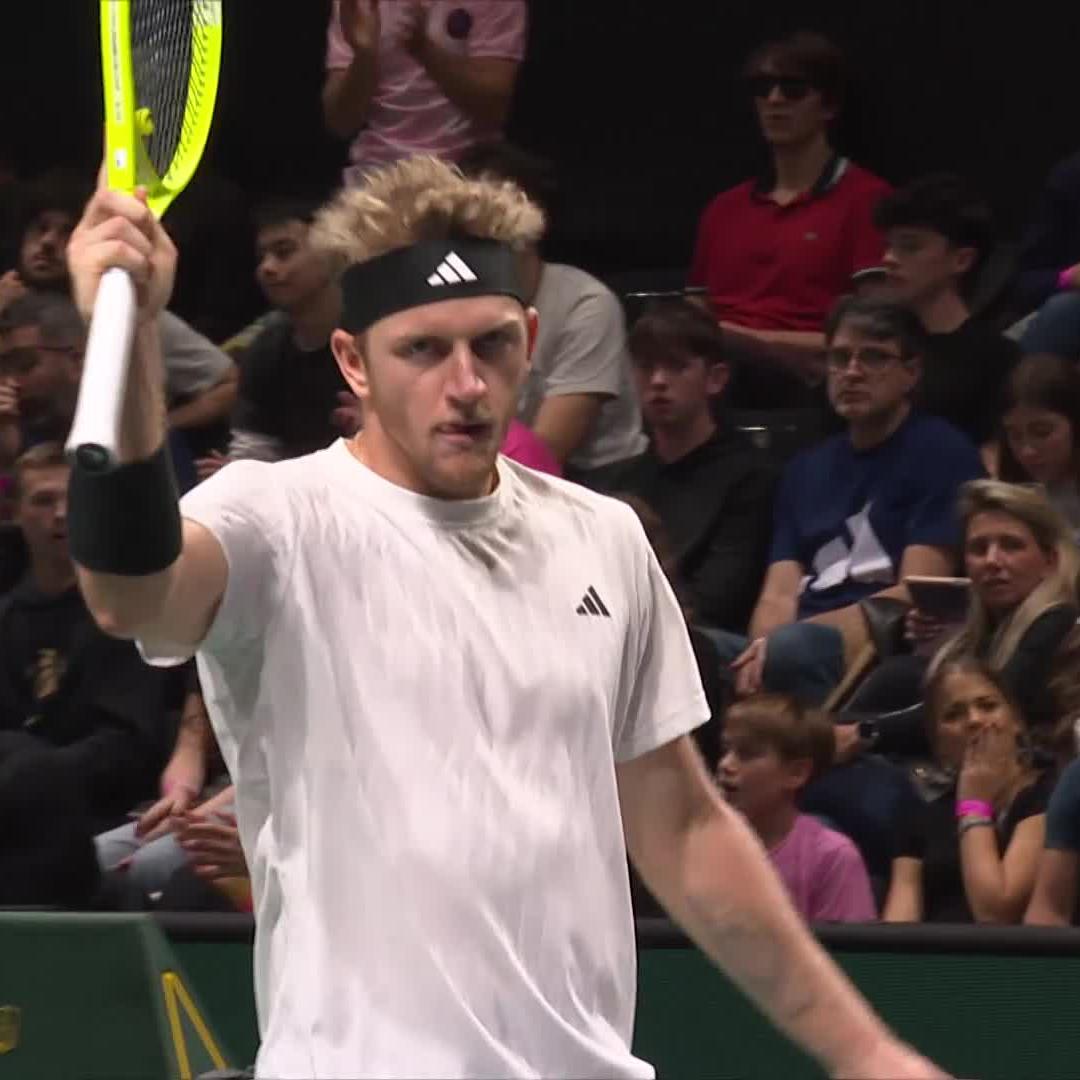 Top shelf 🍾 Alejandro Davidovich Fokina #RolexParisMasters