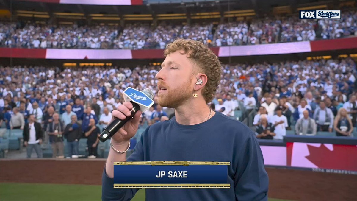 A performer at the World Series changes the lyrics of O Canada from “Our home and native land” to “Our home ON native land”