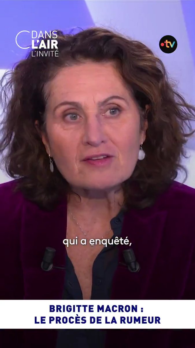 "La rumeur transphobe visant #BrigitteMacron vient d'une ancienne #GiletJaune, #NatachaRey, qui s'est constitué un dossier qu'elle a envoyé aux médias. C'est le directeur d'une publication d'#ExtrêmeDroite qui a repris cette pseudo information..." Laetitia Cherel, invitée #cdanslair