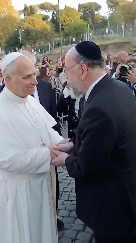 Speaking to Pope Leo in Rome today, I highlighted the centrality of Israel in our Jewish faith and consciousness, and our deep yearning for peace.