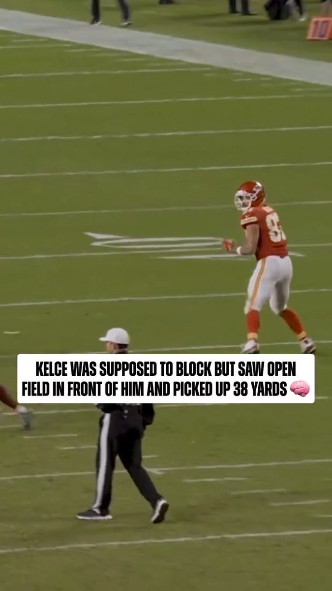 Heads up play 💯 Travis Kelce | @chiefs