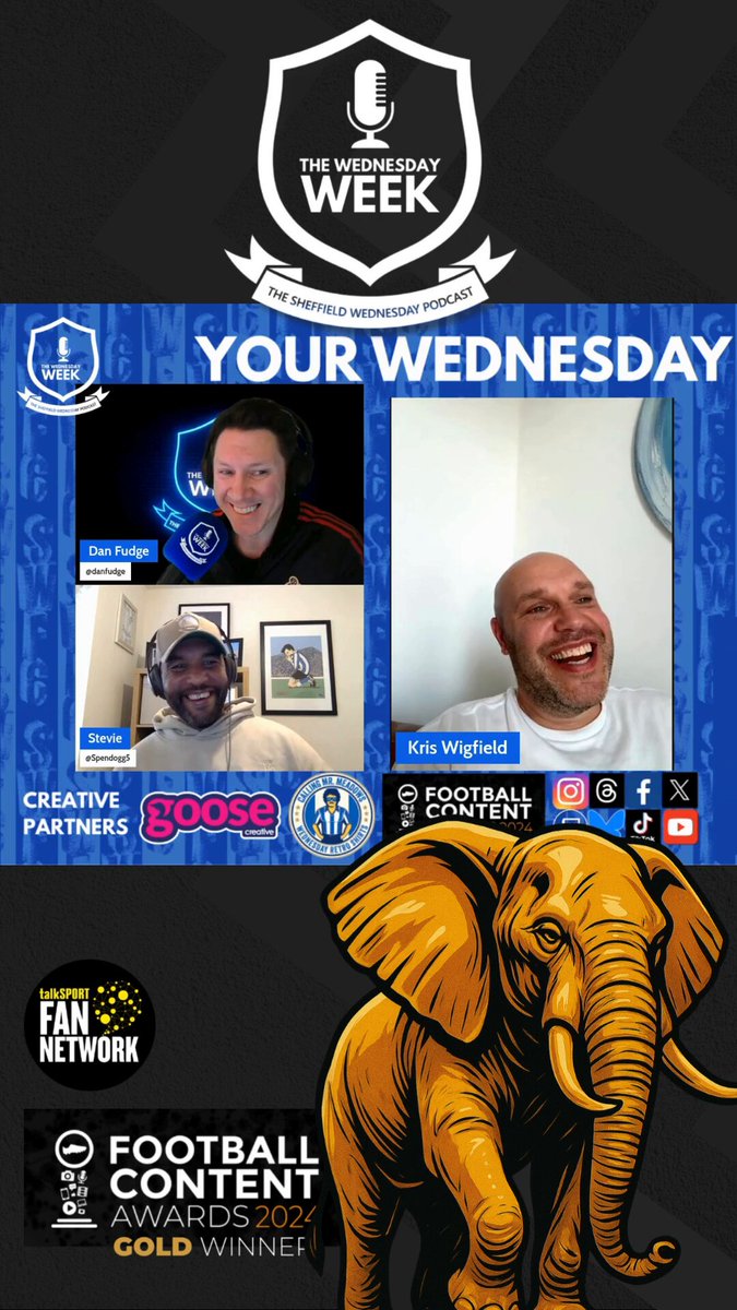 Funny timing — we were literally talking about those golden elephant statues at Hillsborough today… and now they’ve only gone and been put up for auction! 🐘✨ Can’t help wondering what their destiny holds — proud new home, or an inevitable plunge into the River Don? 😂 Either way, we're glad to see the back of them 🎧 Catch our chat here: