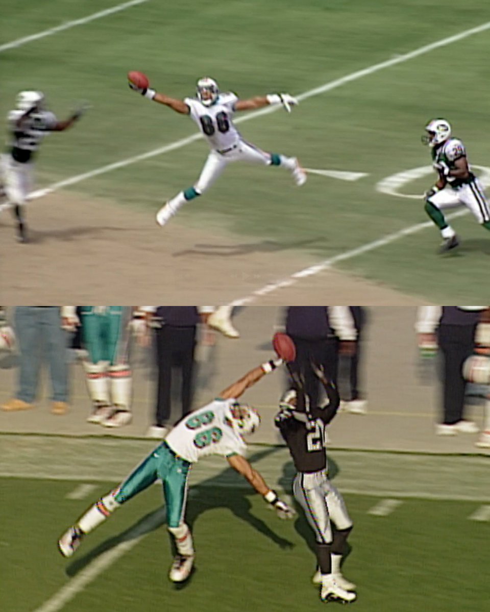 Oronde Gadsden Sr. was nice 🔥 BALvsMIA– Thursday 8:15pm ET on Prime Video Also streaming on NFL+