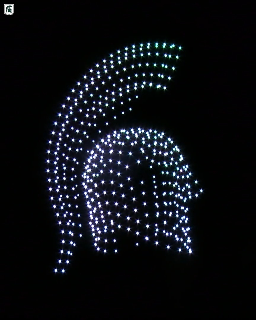 Lighting up the sky green and white 🤩 Thank you Firefly Drone Shows for an incredible show at Saturday’s game!