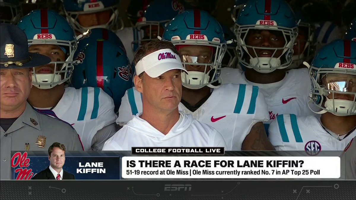 "Right now it's hard to imagine Lane Kiffin coaching at Ole Miss next year. The opportunity that looms at either LSU or Florida is too big." 👀 Pete Thamel gives insight into the tension between Lane Kiffin, Ole Miss, LSU, and Florida as the season ramps up ✍️