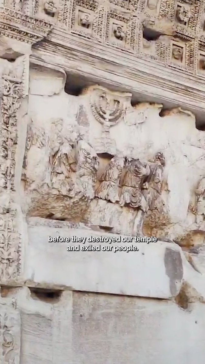 Standing alongside the Arch of Titus, there is only one conclusion - Am Yisrael Chai!