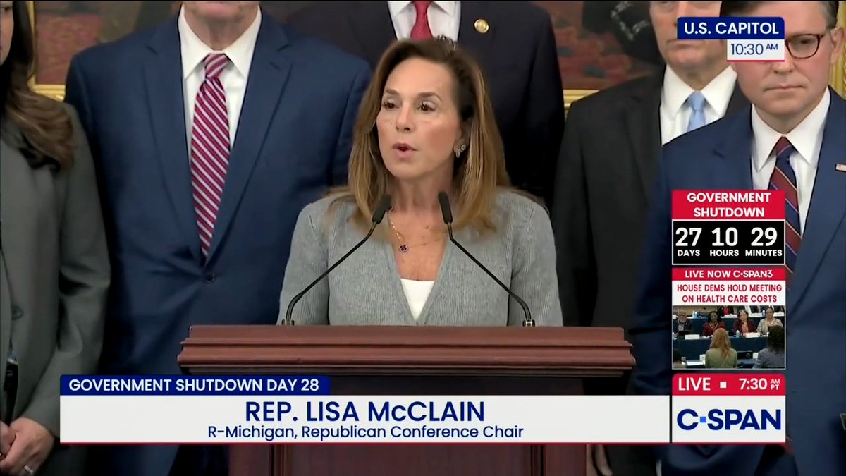 This week, the consequences of Democrats’ Shutdown become impossible to ignore. ❌Flight delays and ground stops ❌2 million Americans missing paychecks ❌42 million Americans not receiving SNAP ❌1.3 million troops unpaid STOP the games. PASS House Republicans's clean bill.