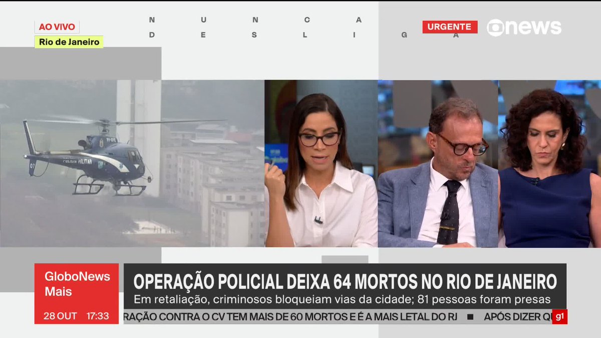 🇧🇷 Enquanto o Rio de Janeiro para com a megaoperação contra o Comando Vermelho e seus desdobramentos, Lula segue incomunicável e sem acesso à internet. O presidente brasileiro retorna da Malásia, onde participou da cúpula da ASEAN.
