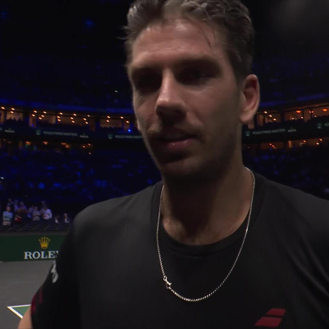 'I lost first-round quallies here last year' 😔 What a difference a year makes, Cameron Norrie #RolexParisMasters