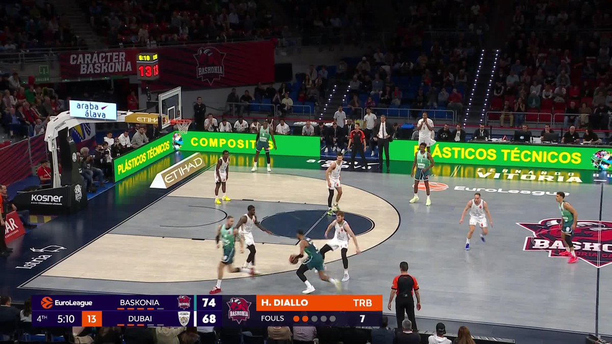 The customary Diallo dunk from every Kosner Baskonia game! #MotorolaMagicMoment I motorola