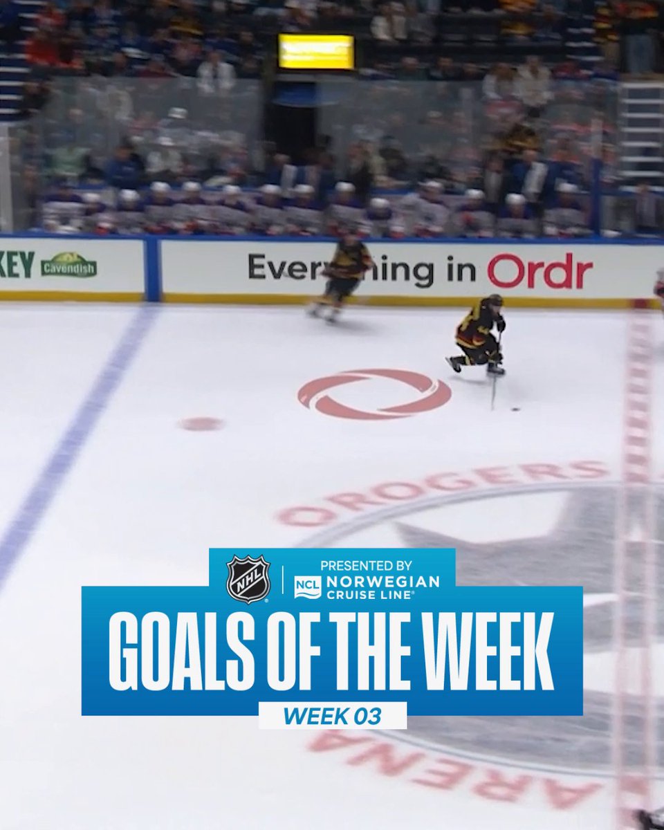 May we interest you in Goals of the Week? 👀 Goals of the Week presented by Norwegian Cruise Line