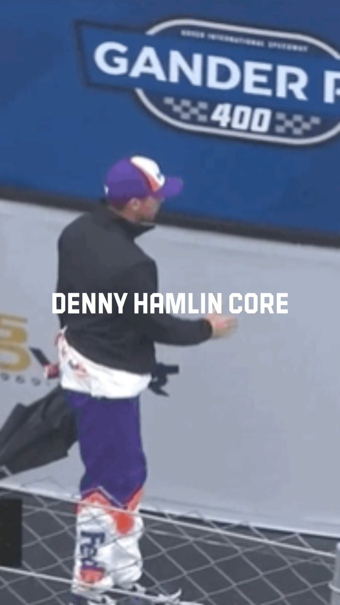 We can always count on Denny Hamlin being quick-witted. 😂😭