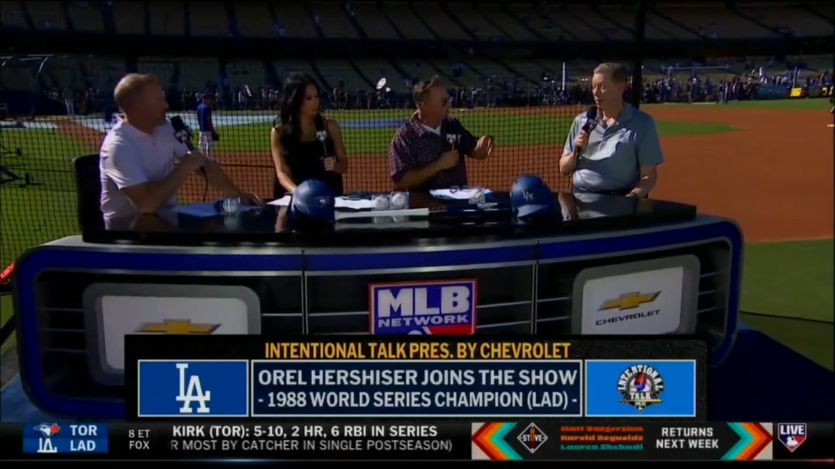"I was reliving moments of my life as these guys were exposed to it last night... these guys are going through an awful lot." Orel Hershiser is no stranger to legendary #Postseason moments with the Los Angeles Dodgers 🙌 Siera Santos | RyanDempster | Kevin Millar