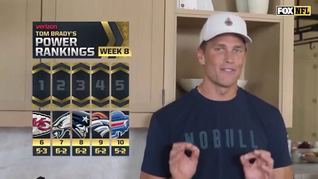 "Could the AFC run through Indy this year? I feel sick just saying that." A new team has taken over the No. 1 spot in Tom Brady's Power Rankings this week! 👀