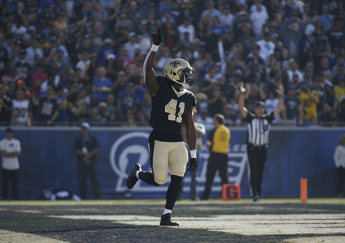 Rookie Alvin Kamara's 74-yd TD at the Rams 🔥 📺: #NOvsLAR on Sunday (3:05 pm CT - FOX)