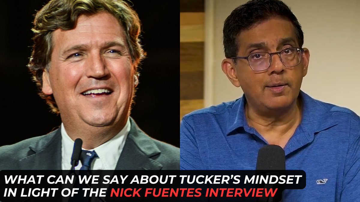 Tucker Carlson gave a warmly favorable interview to Nick Fuentes. What does this say about Tucker’s mindset?