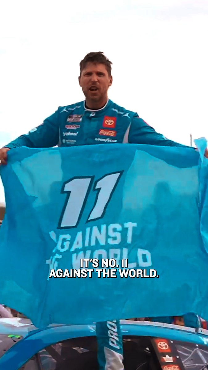 Listen up, NASCAR fans. Denny Hamlin has something to say. 🎧