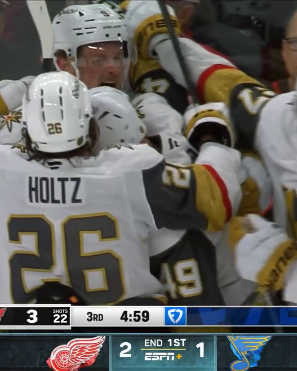The birthday boy Jack Eichel with two late goals to win it for Vegas 🔥